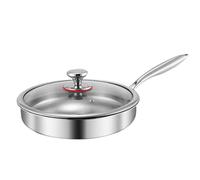 Freing Pan - Padella senza stick | Pentola portatile in granito | Pentola da cucina con coperchio per un appartamento a casa ristorante ad induzione elettrica