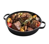 Freing Pan para huevos: sartén de hierro fundido de inducción, plancha con tapa trasparente | Herramienta de cocina ergonómica para la cocina de la cena de panqueques de desayuno, utensilios