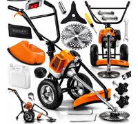 Freischneider A Benzina Su Ruote 5,2HP Tagliaerba Trimmer Carrello Mower