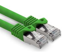 freiwerk 0,5 m - verde - 1 cavo di rete CAT.7 Lan Ethernet Patch Cable S-FTP LSZH PIMF 10 GB s RJ45 maschio Cat6a