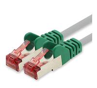 freiwerk Cavo di Rete Cat.6 0,25m Crossover - 1 x Cavo Ethernet Lankabel Cat6 Cavo di Rete LAN Sftp Pimf Patchcable 1000 Mbit s Compatibile con Cat5 Cat5e Cat6a Cat7 Cat8
