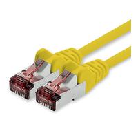 freiwerk Cavo di rete Cat.6 5m giallo - 1 x Cavo Ethernet Lankabel Cat6 Cavo di rete Lan Sftp Pimf Patchcable 1000 Mbit s compatibile con Cat5 Cat5e Cat6a Cat7 Cat8