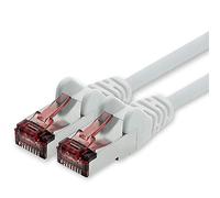 freiwerk Cavo di rete Cat.6 7,5m bianco - 1 x Cavo Ethernet Lankabel Cat6 Cavo di rete Lan Sftp Pimf Patchcable 1000 Mbit s compatibile con Cat5 Cat5e Cat6a Cat7 Cat8
