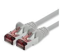 freiwerk Cavo di rete Cat.6 7,5m grigio - 1 x Cavo Ethernet Lankabel Cat6 Cavo di rete Lan Sftp Pimf Patchcable 1000 Mbit s compatibile con Cat5 Cat5e Cat6a Cat7 Cat8