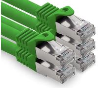 freiwerk Cavo di rete CAT.7, 1,5 m, colore: verde, 5 pezzi