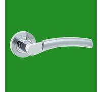 Frelan Capri Leva Su Rosa Maniglia Coppia Set Raso Cromo Lucido JV860PCSC