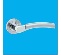 Frelan Capri Leva Su Rosa Maniglia Coppia Set Raso Cromo Lucido JV860PCSC