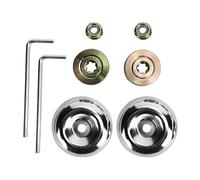 FRELEAN 2 Set Gear Case Thrust Plate Gasket Collar Nut Kit | Lawn Mower & Brush Cutter Replacement Parts | Strong Iron Accessories for Performance/Simple Installation