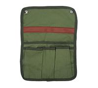 FRELEAN Borsa per Appendere Sedia da Campeggio Borsa portaoggetti Laterale per bracciolo in Tela con Tasche Multiple per Picnic da Pesca all'aperto (OD Verde)