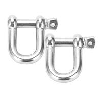 FRELEAN M20 Stainless Steel Shackle | 304 Marine Grade D - Shape Anchor Shackle | 1100kg / 2425lb Robust for Rigging/Towing/Camping | 2 - Pack Screw Pin Design