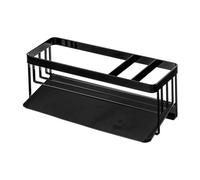 FRELEAN Organizer per lavello da cucina, multifunzione, con vassoio antigoccia, organizer per davanzale della finestra, organizer per spugne/stracci/sapone, struttura in ferro, design salvaspazio
