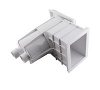 FRELEAN Pool Skimmer Basket | 2in Male Thread Connection for Easy Installation | Sturdy Debris Cleaner for Inground Pools/Spas/Commercial Pools | 41.6x37x24.9cm Large Capacity