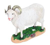 FRELEAN Sheep Statue for Garden & Home Decor | Rustic Weatherproof Composite Material Figurine | Vivid Lifelike Animal Sculpture for Yard/Office/Desk | Cute Farmhouse Decoration