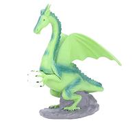 FRELEAN Statua composita del drago che tiene la palla, 22 cm, scultura drago volante per casa, giardino, ufficio, regalo distintivo per collezionisti