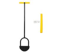 FRELEAN Strumento per tagliare il prato, taglierino seghettato a mezza luna per bordi ordinati da giardino/marciapiede, manico lungo a T, design con impugnatura che salva schiena e ginocchia, robusta