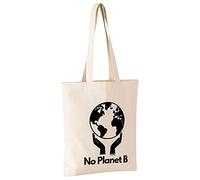 FremiBag Il sacchetto di iuta | Because There is no Planet B | Contro la guerra per la pace | No War in Ucraina | Imballaggio sostenibile | No plastica, naturale, 38X42cm