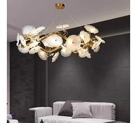 French Aluminum Lustre Pendant Light Classical Dimmable Lamp Above Dining Room Table Island