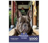 French Bulldog 1000 Pezzi Small Animal Dogs Puzzle Giocattoli Divertente Gioco Per Decorazione Per La Casa Per Adulti Regalo Per Amico 38x26cm/1000pcs