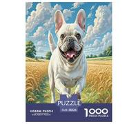 French Bulldog 1000 Pezzi Small Animal Dogs Puzzle Giocattoli Divertente Gioco Per Decorazione Per La Casa Per Bambini E Adulti Regali Romantico Regalo Per 38x26cm/1000pcs