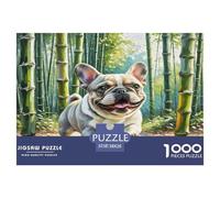 French Bulldog 1000 Pezzi Small Animal Dogs Puzzle Giocattoli Gioco Di Abilità Per Decorazione Della Famiglia Regalo Per Amico 38x26cm/1000pcs