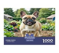 French Bulldog 1000 Pezzi Small Animal Dogs Puzzle Giocattoli Gioco Di Abilità Per Decorazione Della Famiglia Regalo Educativo 70x50cm/1000pcs