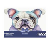 French Bulldog 1000 Pezzi Small Animal Dogs Puzzle Giocattoli Gioco Di Abilità Per Decorazione Della Famiglia Regalo Educativo 38x26cm/1000pcs
