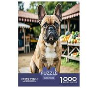 French Bulldog 1000 Pezzi Small Animal Dogs Puzzle Giocattoli Gioco Di Abilità Per Decorazione Per La Casa Adulti Regalo Per Amico 70x50cm/1000pcs