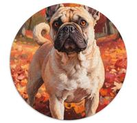 French Bulldog 1000 Piece Jigsaw Puzzle For Adults Educational Games Stress Relief Puzzle Cultivate The Spirit of Teamwork for Adults And Kids, Age 12 Years Up 1000pcs (67.5x67.5cm)