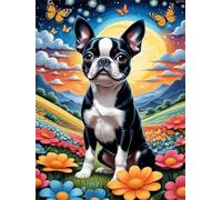 French Bulldog 120 Piece Jigsaw Puzzles for Adults, Colourful, Challenging & Brainteasing Adult puzzles 120 Pieces Flower, Fun jigsaws for The Whole Family 10x8 inch