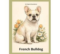 French Bulldog Coloring Book: 30 Original Illustrations for Relaxing and Stress Relief