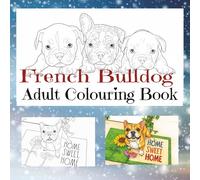 French Bulldog colouring book for adults