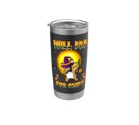 French Bulldog Dabbing Dog Will Dab for Candy Halloween Bicchiere termico in acciaio inox doppia parete
