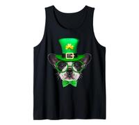 French Bulldog Dog Lucky Charm Shamrock St Patricks Day Canotta