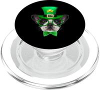 French Bulldog Dog Lucky Charm Shamrock St Patricks Day PopSockets PopGrip per MagSafe