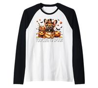 French Bulldog Halloween Dog Puppy Is Too Cute To Spook Maglia con Maniche Raglan