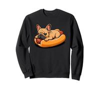French Bulldog Hotdog Bun Frenchie Bulldogs Felpa