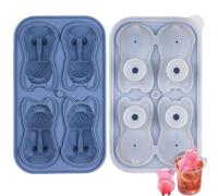 French Bulldog Ice Mold, stampo con decorazione per bevande a casa, carino novelty Dog flessibile Ice Maker per Bulldog Lover, Whiskey Party Drinks (blue)