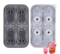 French Bulldog Ice Mold, stampo con decorazione per bevande a casa, carino novelty Dog flessibile Ice Maker per Bulldog Lover, whisky party drink (grigio)