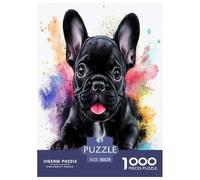 FRENCH BULLDOG Jigsaw Puzzle Impossibili 1000 Pezzi Decorazione Per La Casa. Giochi Rilassamento E Intelligence Per Adulti E Ragazzi Da 14 Anni 38x26cm/1000pcs