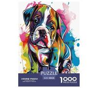 French Bulldog Jigsaw Puzzle Impossibili 1000 Pezzi Decorazione Per La Casa. Giochi Rilassamento E Intelligence Per Adulti E Ragazzi Da 14 Anni 38x26cm/1000pcs