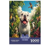 FRENCH BULLDOG Jigsaw Puzzle Impossibili 1000 Pezzi Decorazione Per La Casa. Rilassamento E Intelligence Per Adulti E Ragazzi Da 14 Anni 38x26cm/1000pcs