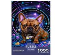 French Bulldog Jigsaw Puzzle Impossibili 1000 Pezzi Decorazione Per La Casa. Rilassamento E Intelligence Per Adulti E Bambini Da 12 Anni 38x26cm/1000pcs