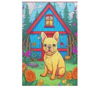 French Bulldog Legno Puzzle 1000 Pezzi,Per Adulti E Giovani,Challenge,Puzzle 3d Impossibili, Stampa Di Alta Qualità Regalo 78×53cm