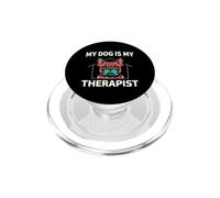 French Bulldog My Dog Is My Therapist PopSockets PopGrip per MagSafe