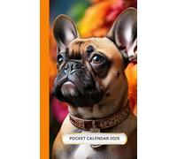 FRENCH BULLDOG POCKET PLANNER CALENDAR 2025