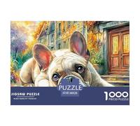 French BulldogEngaging 1000-Piece Jigsaw Puzzles for Adults Featuring Challenging Educational Games for Both Women And Men - A Fantastic Collaborative Activity for Adults And Kids Age 12 Years And Up