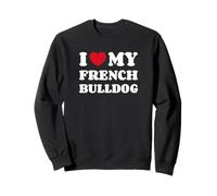 French Bulldogs Frenchies I Love My French Bulldog Frenchie Felpa