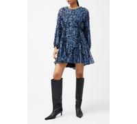 French Connection Anna Emina Chiffon Dress Navy Multi Taglia: M | Abiti Mini Outlet | Donna | Blu