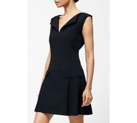 French Connection Azra Twill Tailored Dress Black Taglia: 18 | Abiti Mini Outlet | Donna | Nero