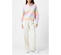 French Connection Babysoft Space Dye 1/2 Zip Pastel Multi Taglia: XS | Maglioni a maglia Outlet | Donna